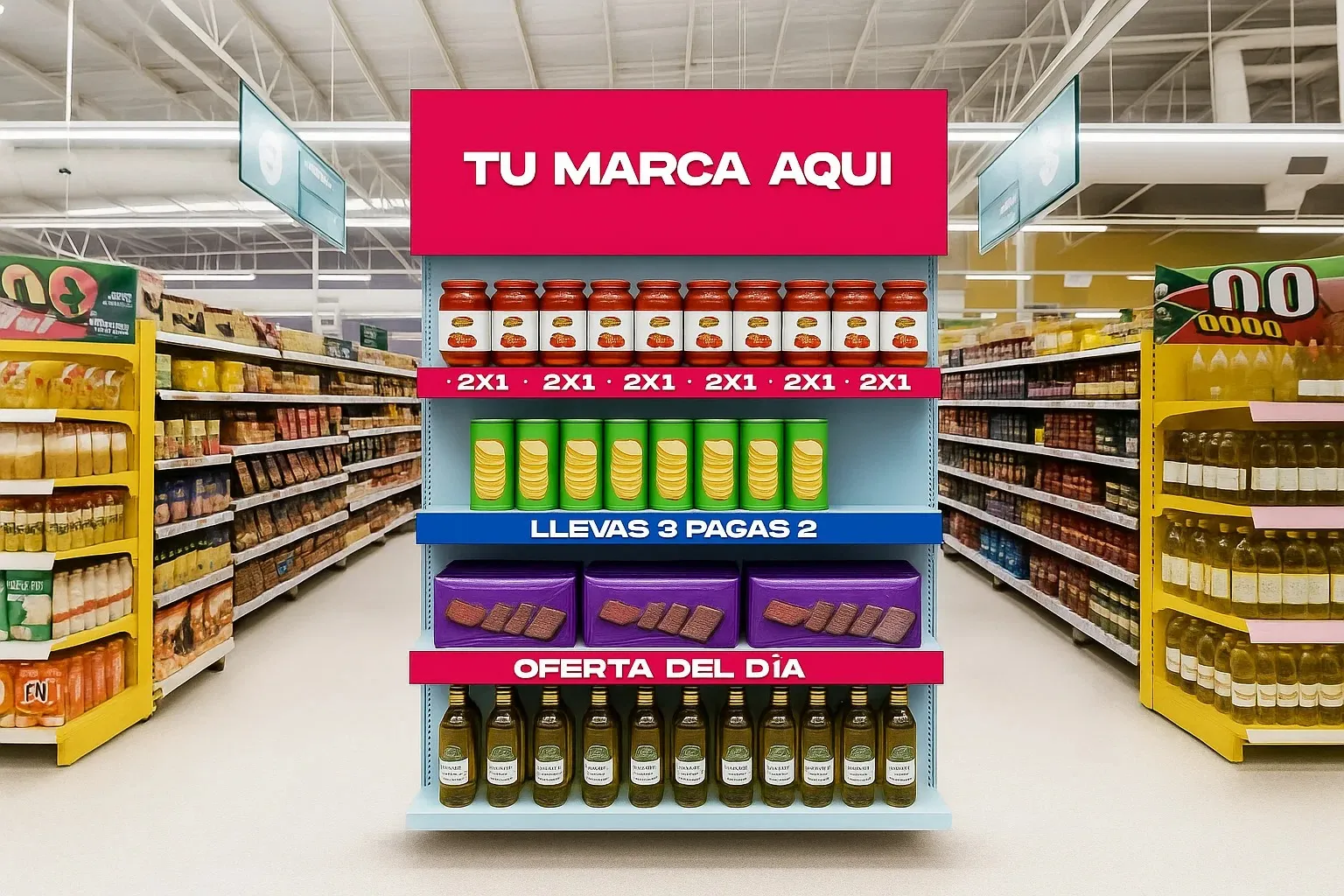 ZÓCALOS DE GÓNDOLAS Y PUNTERAS