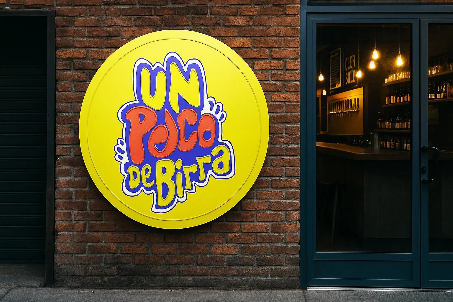 CARTEL EN COROPLAST COLOCADO